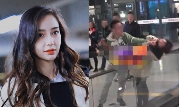 Đi đón Angela Baby ở sân bay, fan nữ bị đánh và bóp cổ
