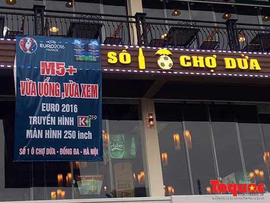 Dịch vụ 'ăn theo' Euro 2016 bắt đầu hốt bạc