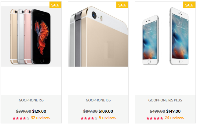 Điểm danh những chiếc iPhone nhái nổi danh Trung Quốc