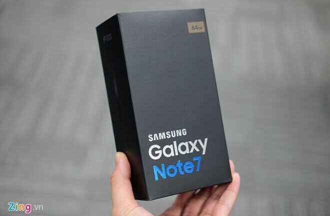 Mở hộp Galaxy Note 7 giá gần 19 triệu