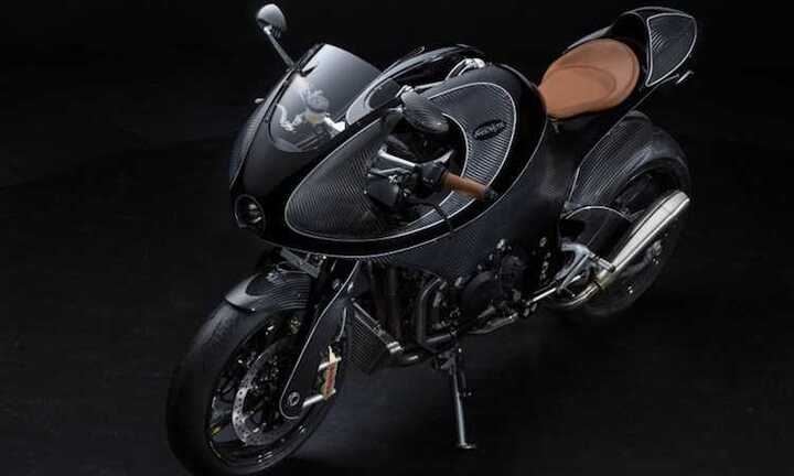 Ngắm siêu môtô Vanderheide carbon nguyên khối giá 3,7 tỷ đồng
