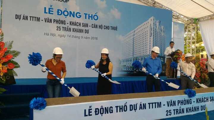 OceanGroup động thổ dự án 25 Trần Khánh Dư