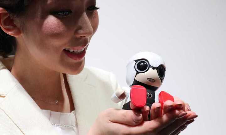 Thú vị robot em bé có thể nhận diện gương mặt