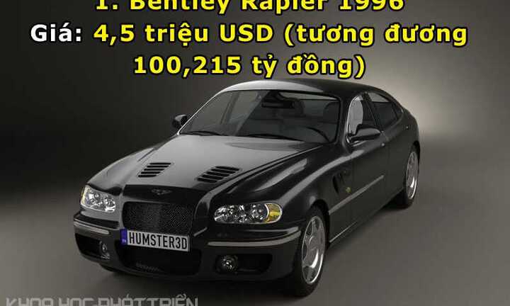 Top 10 siêu xe Bentley đắt nhất trong lịch sử