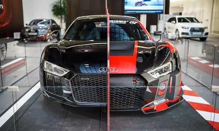 Kỳ lạ Siêu xe Audi R8 'cưa đôi' độc nhất vô nhị