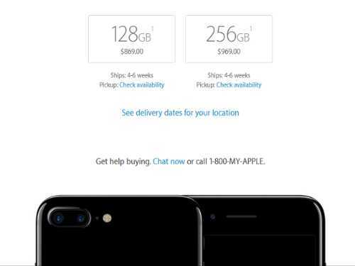 Bị chê, iPhone 7 Plus Jet Black vẫn bị khan hàng