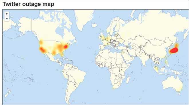 Twitter 'sập mạng' toàn cầu trước bầu cử Mỹ