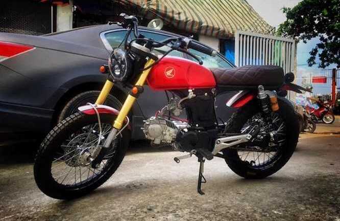 Mê mẩn Honda 67 độ Scrambler cá tính tại Sài Gòn