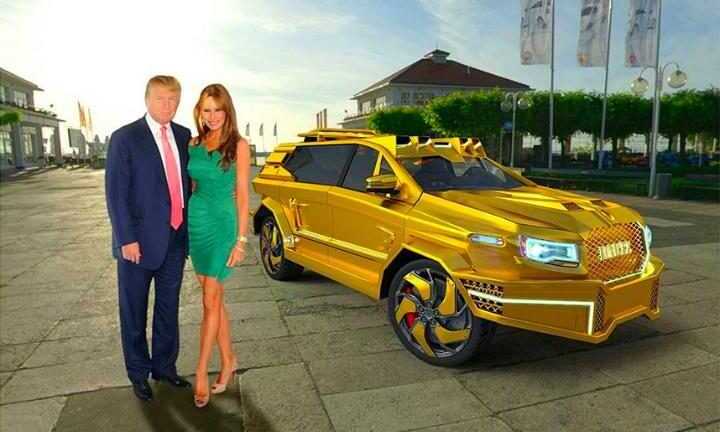 Ngắm siêu xe bọc vàng dành riêng cho ‘Tổng thống Trump’