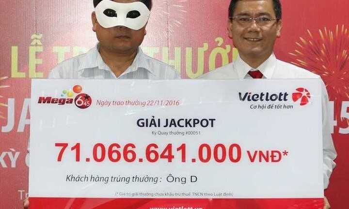 Chủ nhân giải xổ số độc đắc 71 tỷ đồng ở Quảng Ngãi