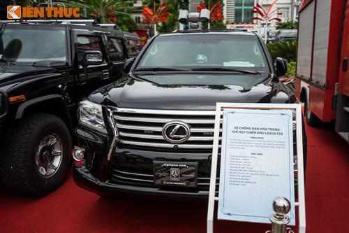 Ngắm Lexus LX570 bọc thép của Công an Việt Nam