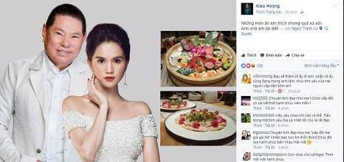 Tỷ phú Hoàng Kiều đăng ảnh như ảnh cưới, đập tan tin đồn chia tay Ngọc Trinh