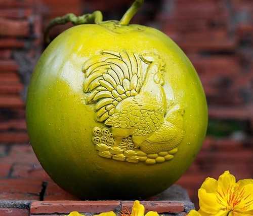 Dừa 'độc' khắc hình gà giá tiền triệu đổ bộ Sài Gòn