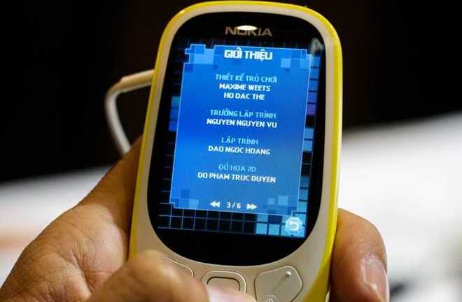 Game rắn săn mồi trên Nokia 3310 mới do người Việt sản xuất