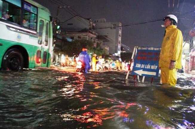 Nhiều nơi ở TP.HCM có thể ngập trong 5 ngày tới