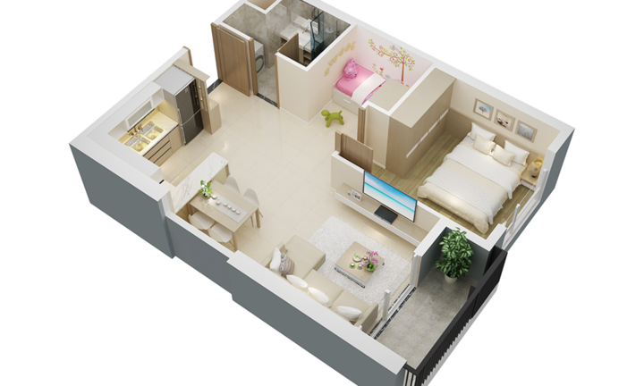 Chung cư cao cấp cho gia đình nhỏ