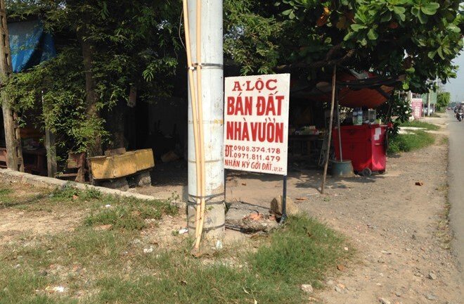 Ngóng dự án, dân đầu cơ đổ xô mua đất vườn Củ Chi