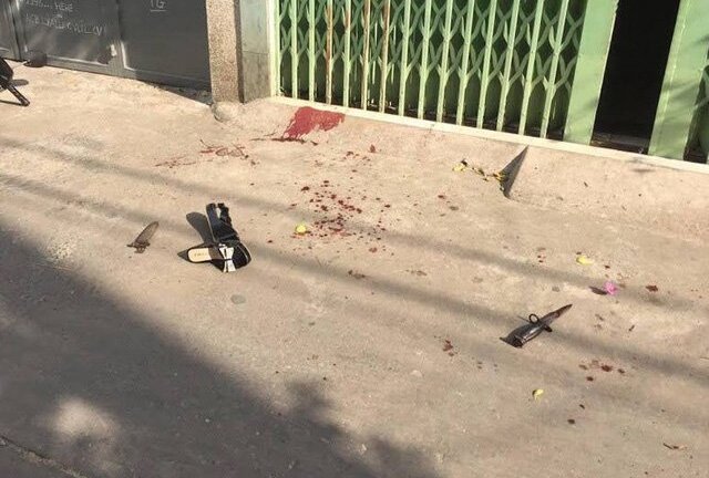 Để nước văng vào gã hàng xóm, người đàn bà bị sát hại dã man