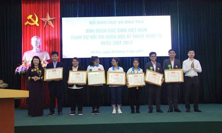 Đoàn Việt Nam đoạt giải Ba Hội thi khoa học kỹ thuật quốc tế