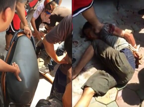 Nam thanh niên cầm dao đuổi chém hàng loạt người trên phố Thủ đô