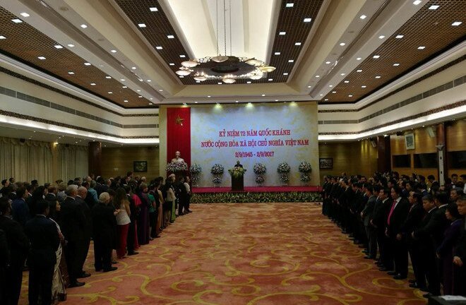 Thủ tướng chiêu đãi trọng thể nhân dịp Quốc khánh 2/9