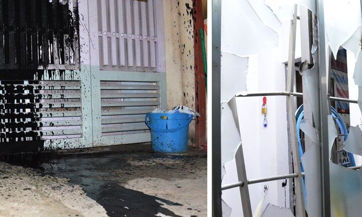 Côn đồ tạt sơn, phá ô tô, đánh 2 vợ chồng ở TP.HCM