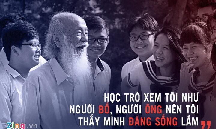 PGS Văn Như Cương: 'Học trò xem tôi như người bố, người ông nên tôi thấy mình đáng sống lắm'