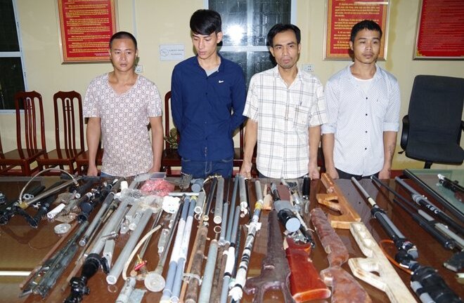 Bắt 4 đối tượng mua bán linh kiện, lắp ráp sử dụng súng tự chế