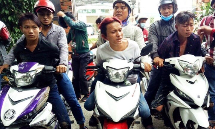 Hiệp sĩ truy đuổi, bắt cướp như phim hình sự ở Vĩnh Long