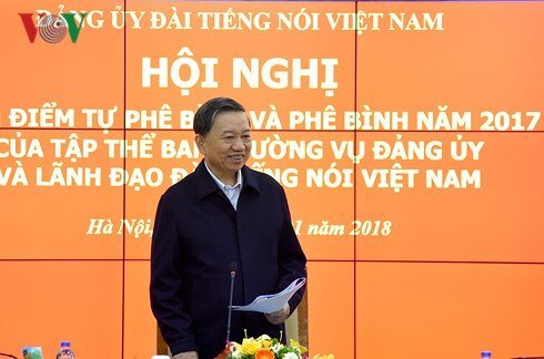 Ông Tô Lâm: VOV đã vượt qua thách thức, hoàn thành tốt nhiệm vụ