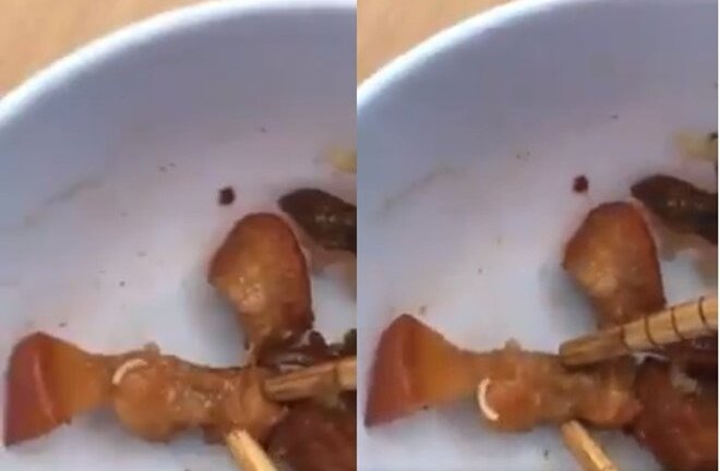 Sinh viên tố cơm nhà ăn ký túc xá ĐH Quốc gia TP.HCM có giòi