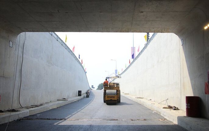 Cận cảnh hầm chui 3 tầng sắp đưa vào sử dụng ở TP.HCM