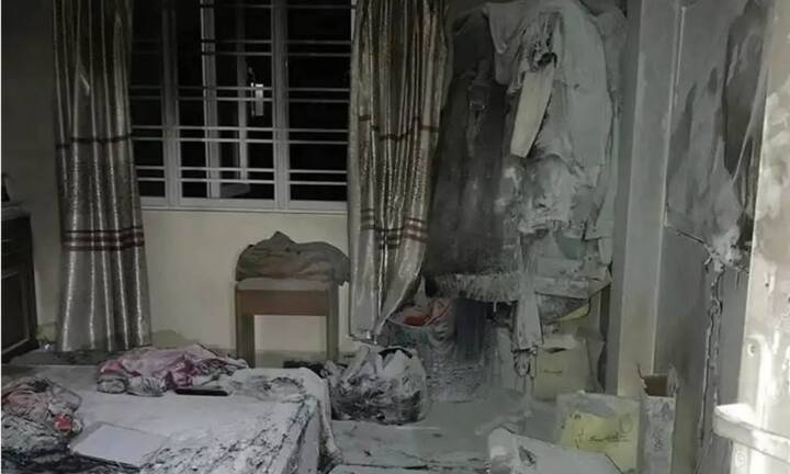 Cháy nhà trong đêm ở Quảng Ninh khiến 4 người trong gia đình nhập viện