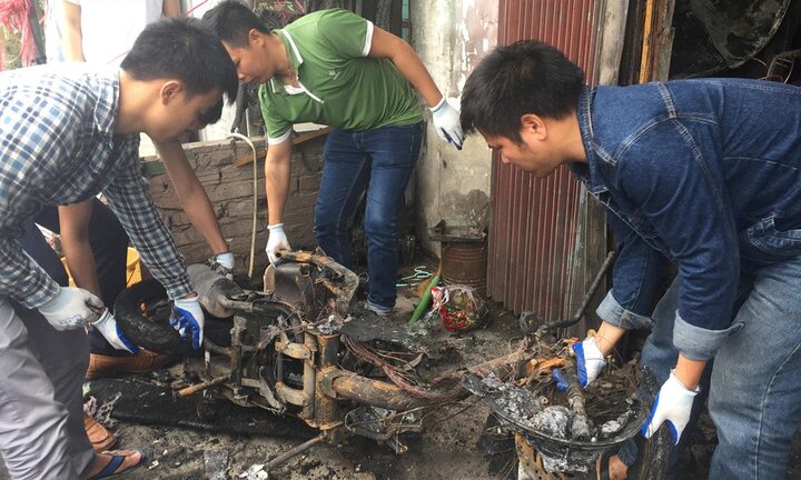 Hiện trường căn nhà cháy rụi, 3 mẹ con chết thương tâm ở Nam Định