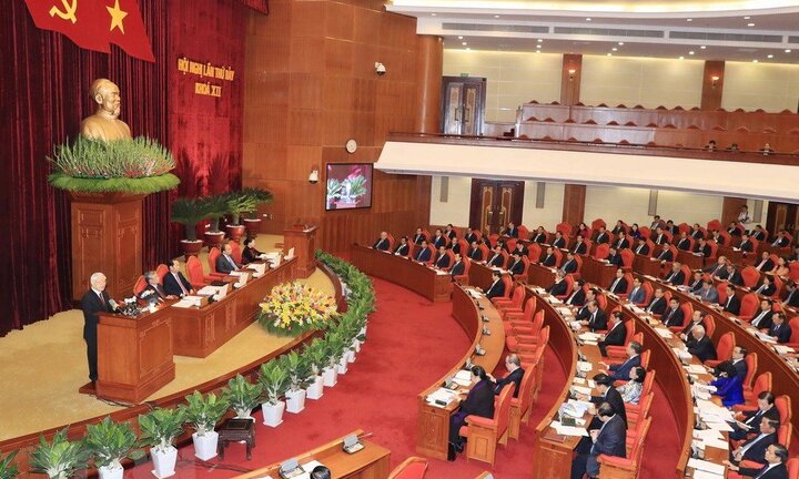 Ảnh: Toàn cảnh khai mạc Hội nghị lần thứ 7 Ban Chấp hành Trung ương Đảng khóa XII