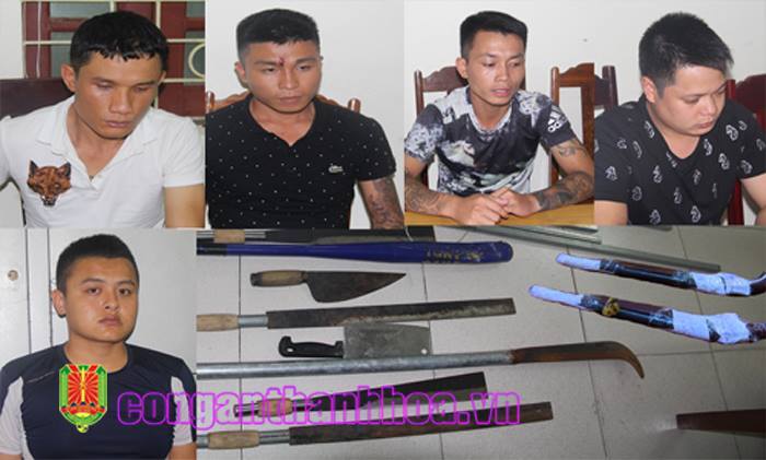 Nhóm giang hồ chuyên dùng súng bảo kê, đòi nợ thuê ở Thanh Hóa sa lưới