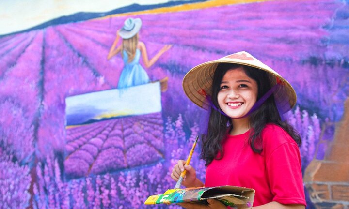 Ảnh: Làng bích họa độc đáo giữa núi rừng Quảng Ngãi