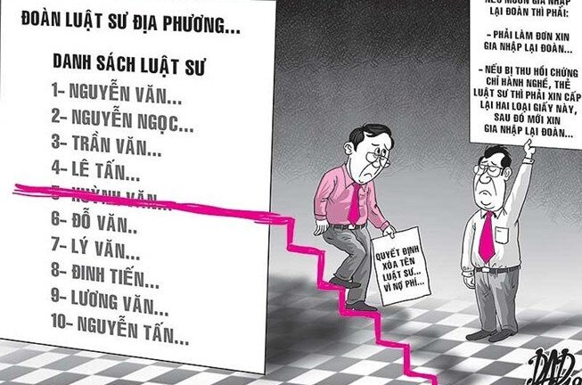 Xóa tên 320 luật sư: Những câu hỏi cần làm rõ