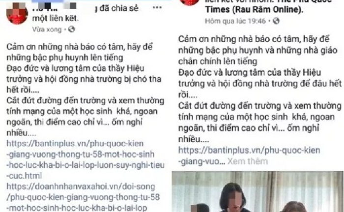 'Á khôi doanh nhân' xúc phạm hiệu trưởng ở Phú Quốc viết tâm thư gửi Bộ trưởng GD-ĐT