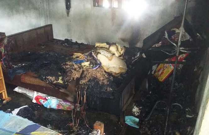 Không xin được tiền trả nợ, nghịch tử thiêu rụi nhà mẹ ruột