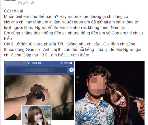 Em gái Công Vinh bị tố để quên quần áo trên xe nhân tình trêu ngươi người vợ