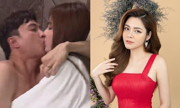 Cao Diệp Anh ngại ngùng khi thực hiện cảnh hôn cuồng nhiệt với Quốc Trường trong ‘Về nhà đi con’