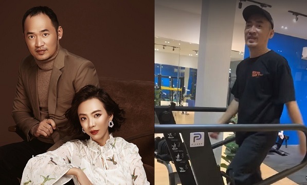 Thu Trang cười ngất khi nghe Tiến Luật tiết lộ động lực để chạy bộ khi tập gym