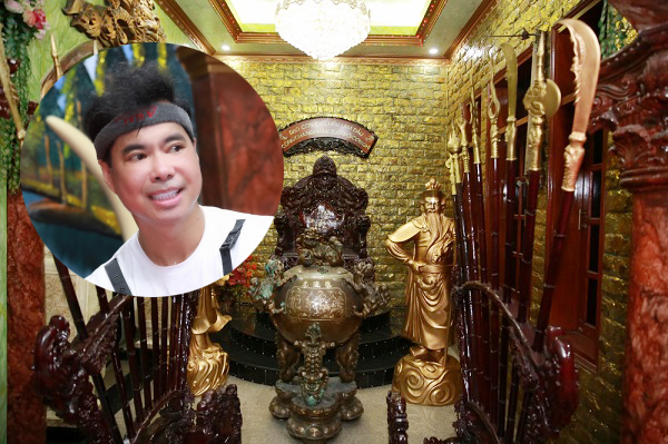 Biệt thự trăm tỷ đồng dát vàng của danh ca Ngọc Sơn có gì khác sau 20 năm?