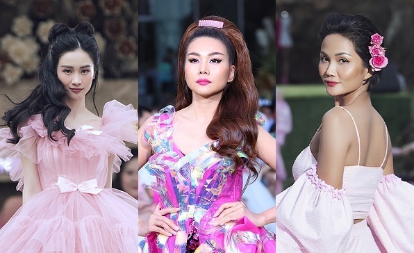 Thanh Hằng đầy thần thái, H’Hen Niê và Jun Vũ dịu dàng trên sàn diễn thời trang
