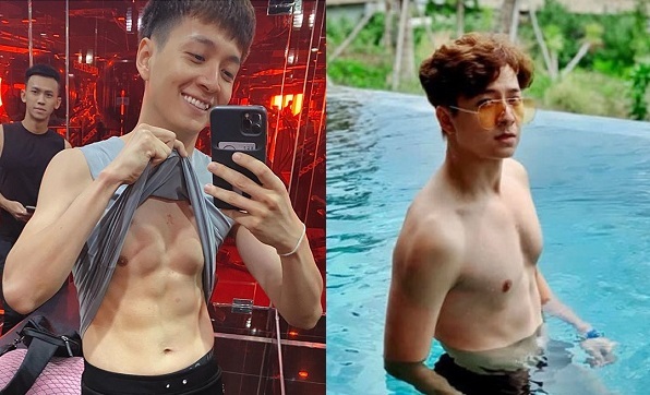 Từng bị chê bụng mỡ, Ngô Kiến Huy gây bất ngờ với thân hình 6 múi