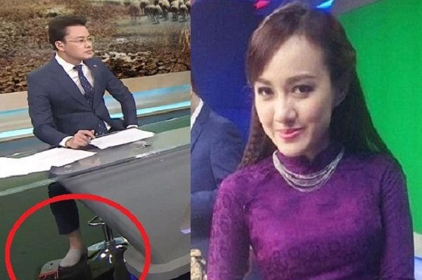 Loạt khoảnh khắc dàn BTV của VTV đi chân đất, mang dép lê khi dẫn chương trình