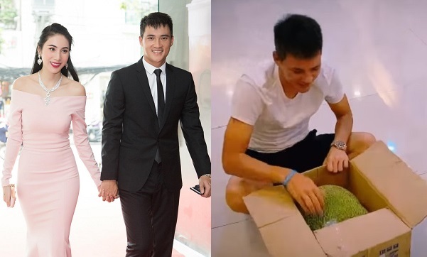 Vừa tố Công Vinh cho tiền xong đòi lại, Thủy Tiên tặng quà sinh nhật siêu 'lầy' cho chồng