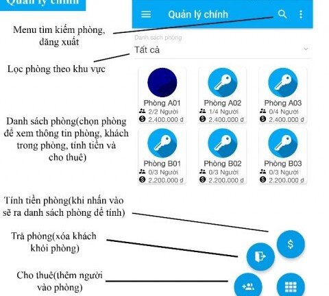 Tìm kiếm và quản lý nhà trọ online
