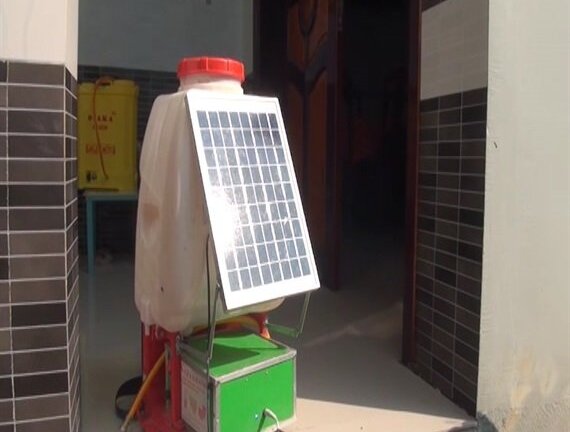 Sáng chế bình xịt điện năng lượng mặt trời